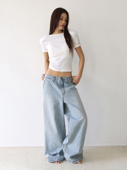 [단독] gabrielle wide jeans