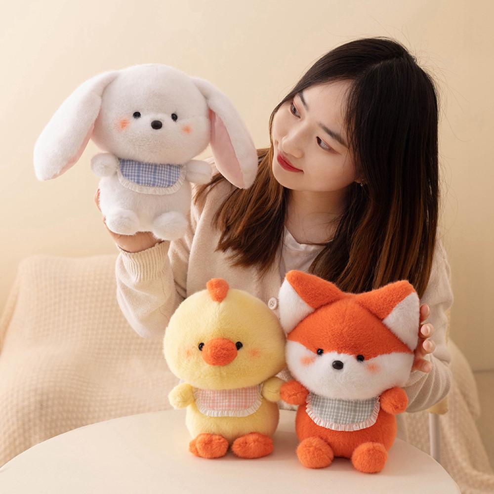 특이한 아기 동물 인형 애착인형 여우 병아리 강아지 유니크한 생일 선물