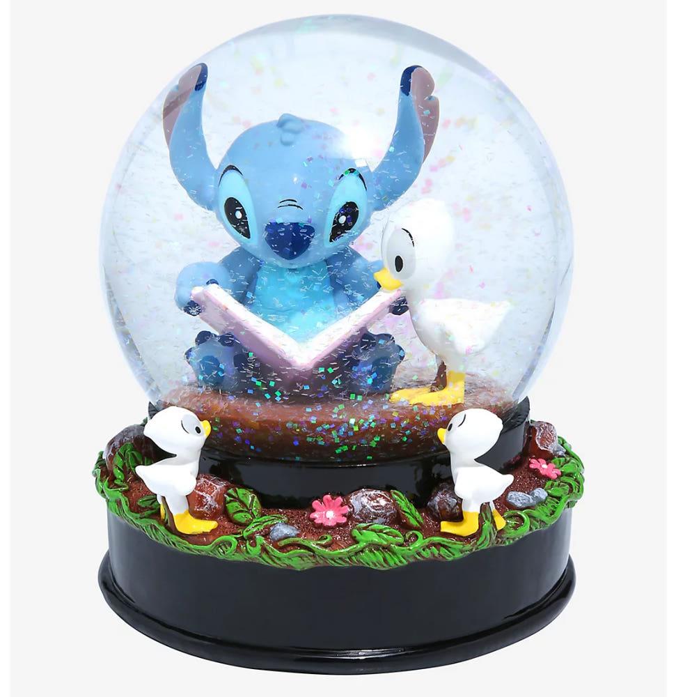 디즈니 릴로와 스티치 오리와 함께 책읽기 스노우글로브