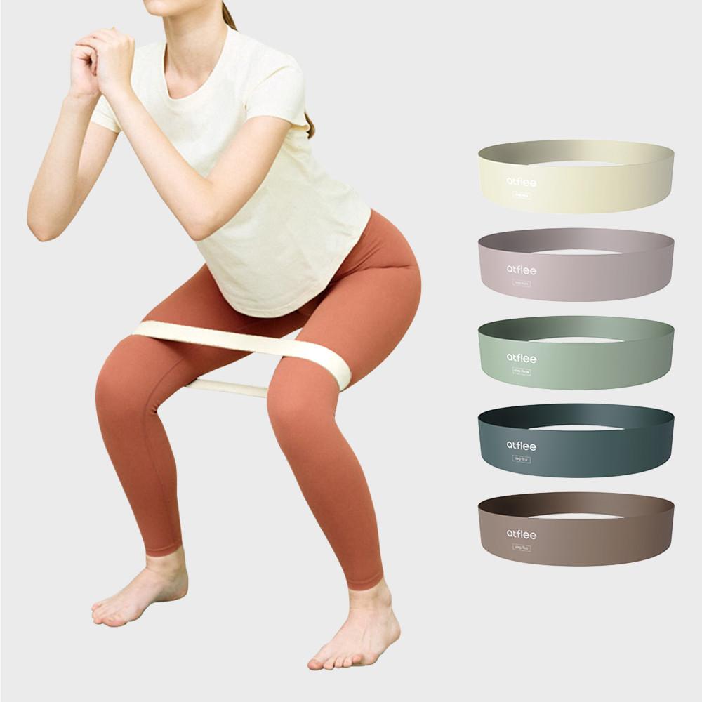 앳플리 코어 루프밴드 세트 힙업 엉덩이 스쿼트 라텍스 고무 밴드 필라테스 요가