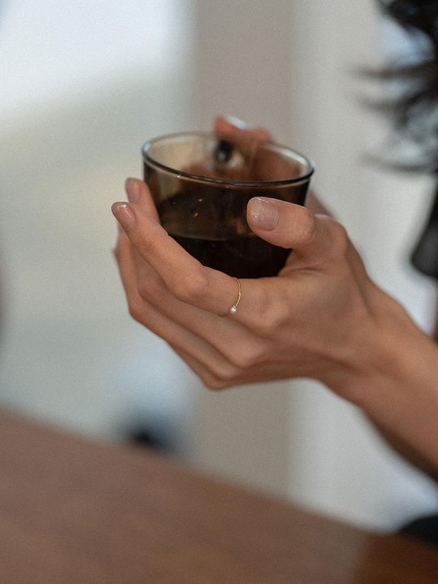 볼진주 실 반지