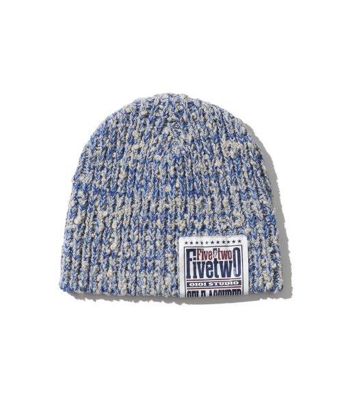 POPCORN KNIT BEANIE [BLUE]