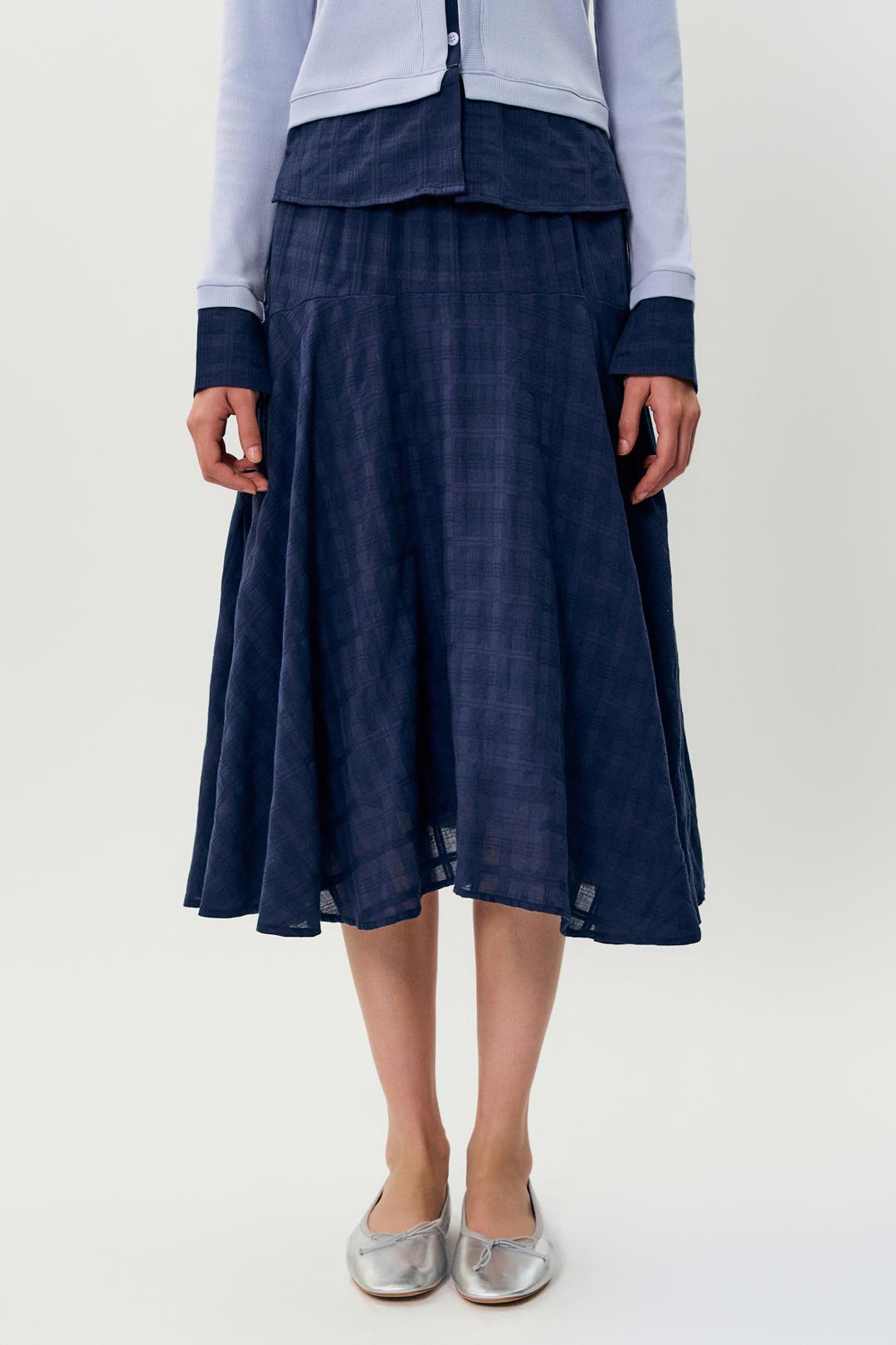 Betti flare skrit _ Navy