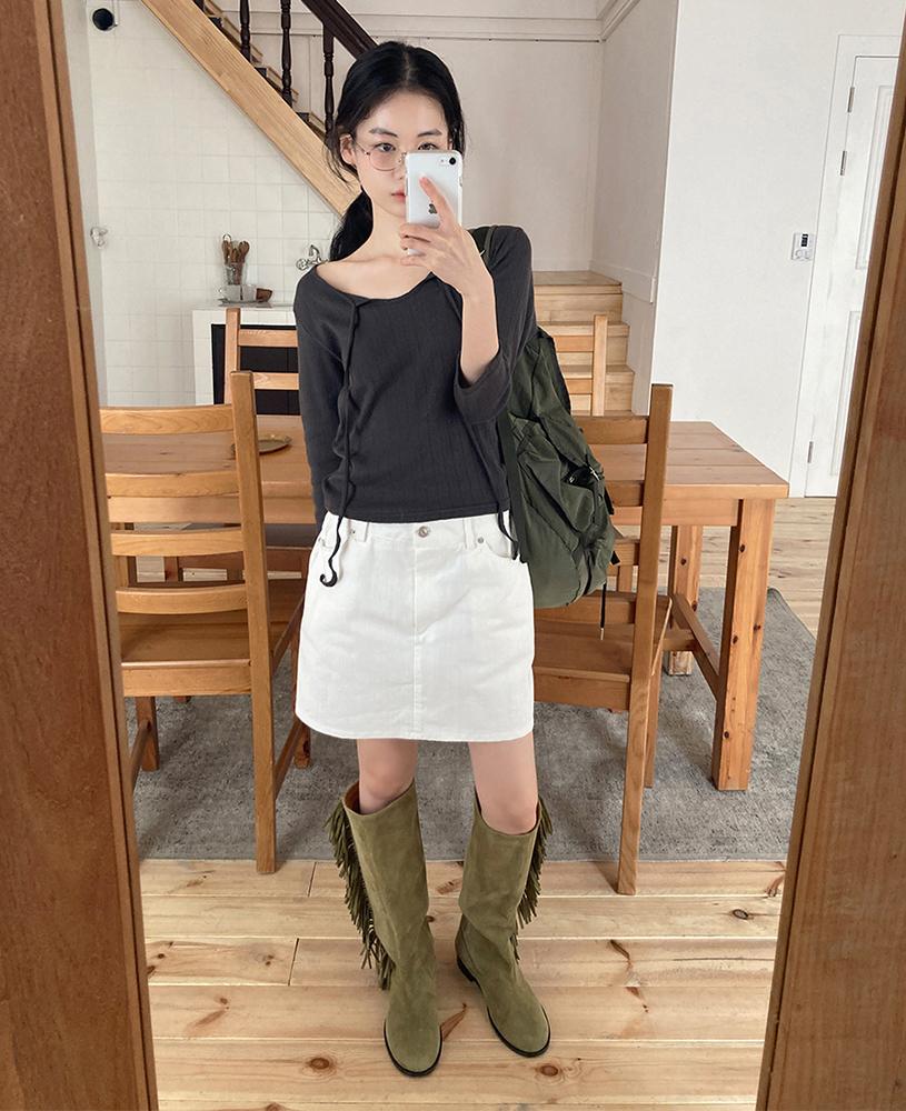 메이비베이비 Ninomiya Skirt (2colors)
