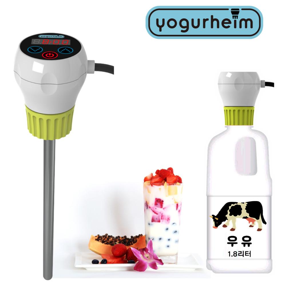 우유병에 꽂아 쓰는 역발상 요거하임(yogurheim)/요거플러스 요거트메이커 요구르트제조기 1.8/2.3리터용