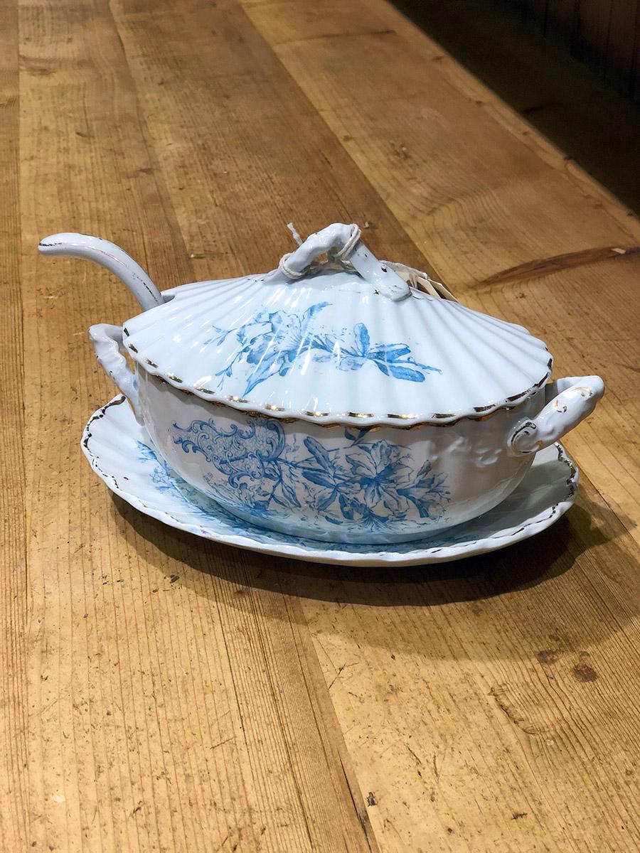 12a-074 앤틱 그림웨이드스 윈톤 그레이비 보트