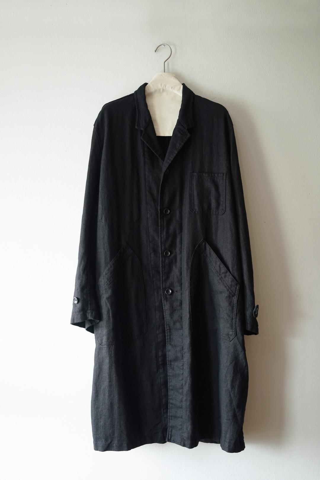 POET HERRINGBONE COAT (BK)