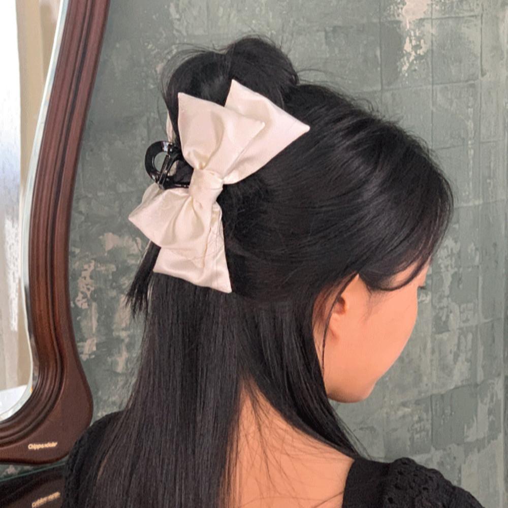 대왕집게핀 리본집게핀 한복머리장식 양단 대형13cm