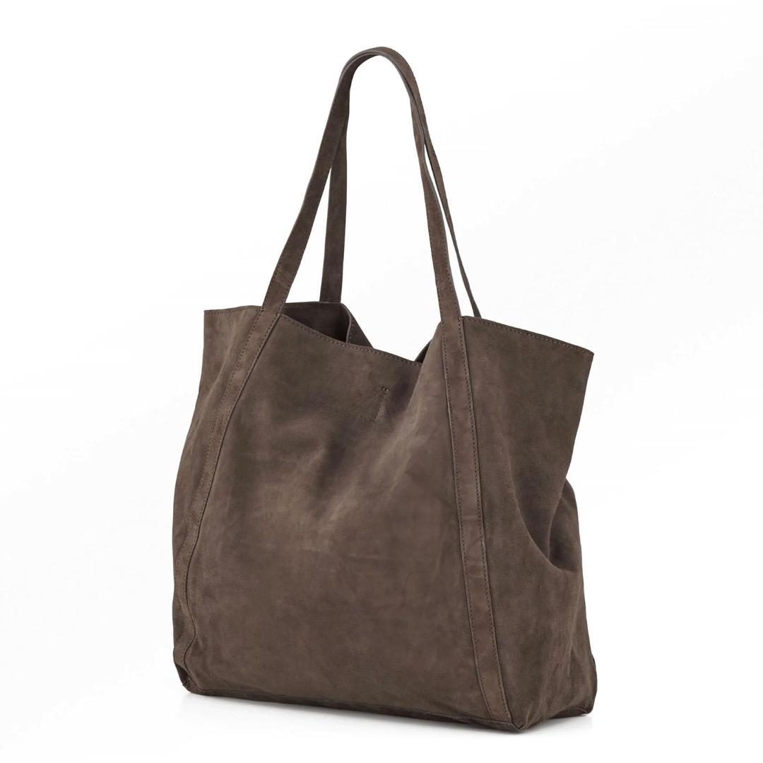 BSG023 Suede Eden Bag: Hot Fudge Brown