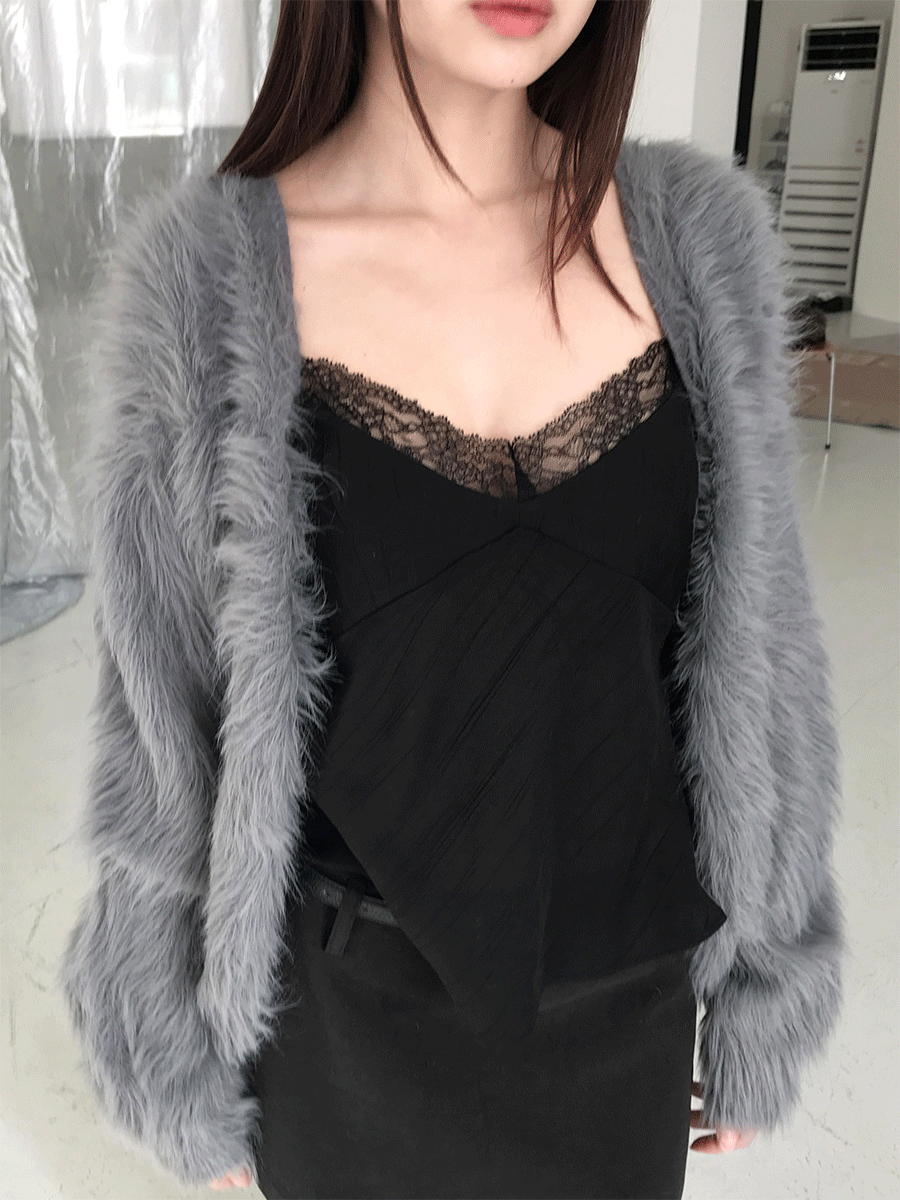 Lace silket slip top