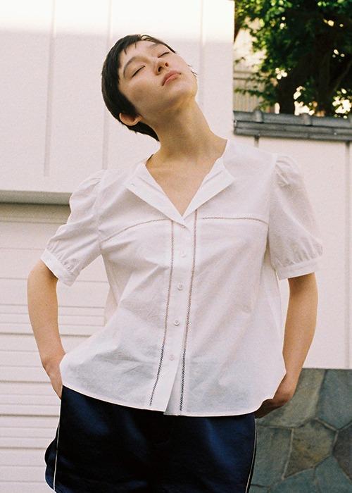 Puff Sleeves Summer Blouse