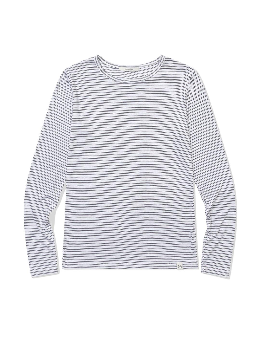 THIN STRIPED T-SHIRT(WHITE)