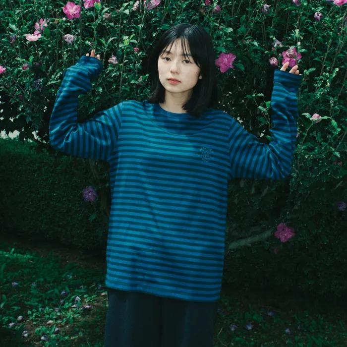 X OHESHIO 애플 로고 롱슬리브(2 colors) NTL4675