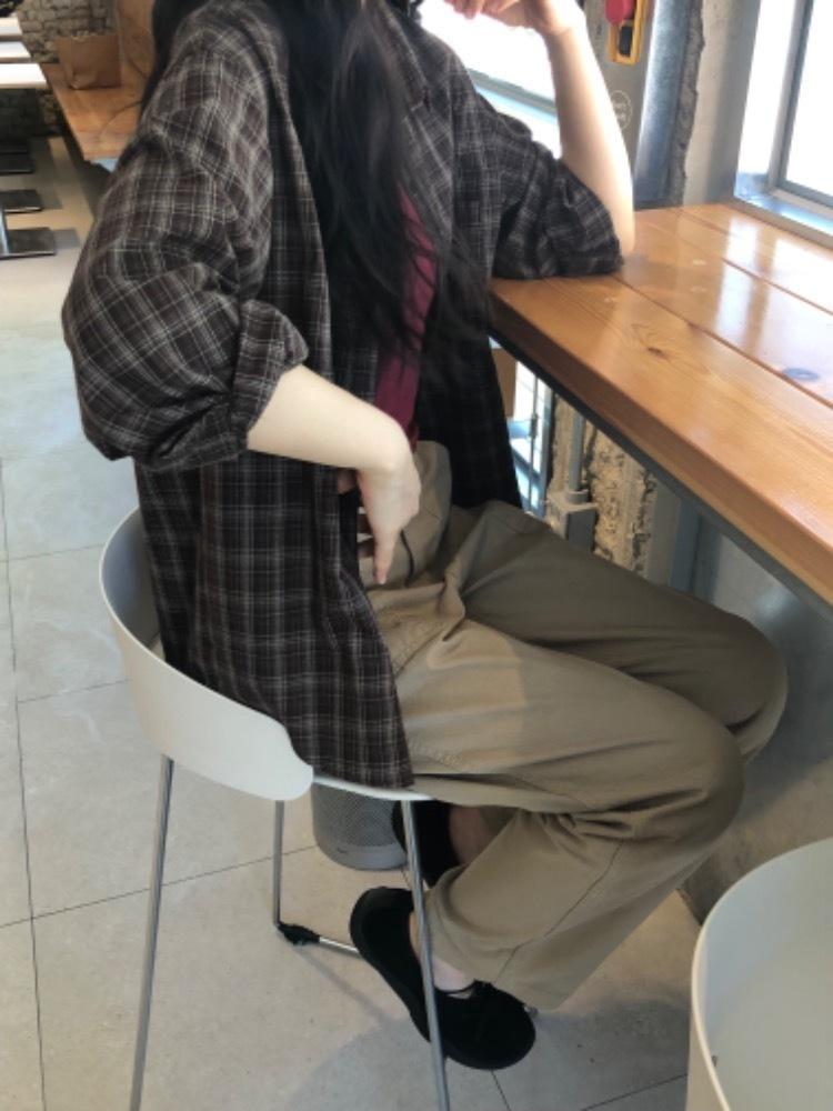 포터 체크 셔츠