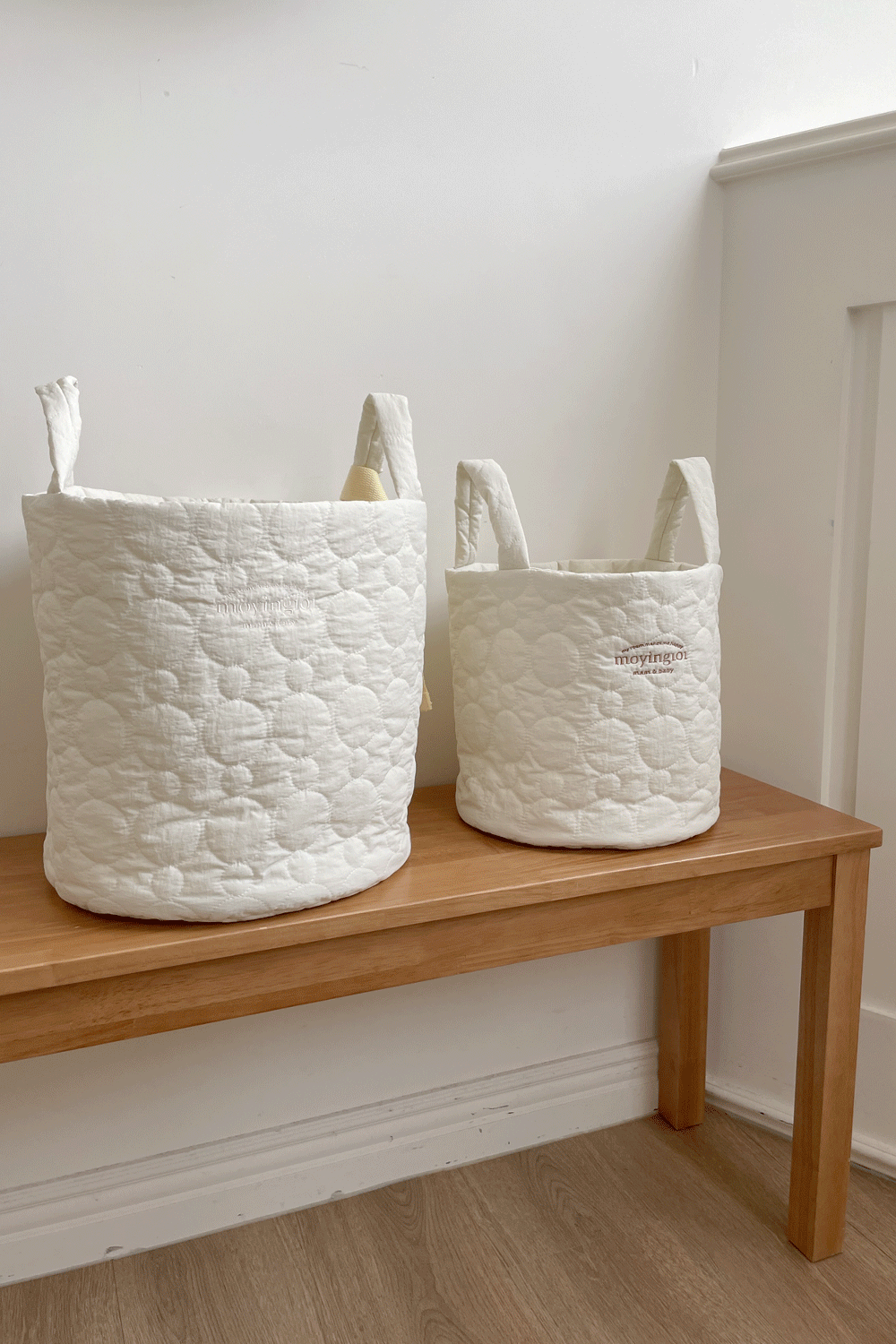 몽실몽실  패딩 패브릭 바구니