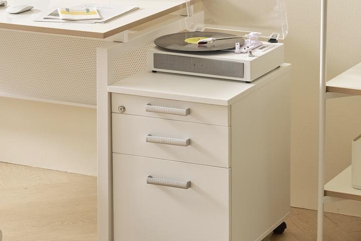 사무용 홈오피스 이동서랍 3단 책상서랍 서랍장 잠금서랍 사무용가구 사무실 서랍