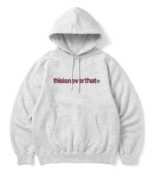T-Logo Hoodie Light Heather Grey