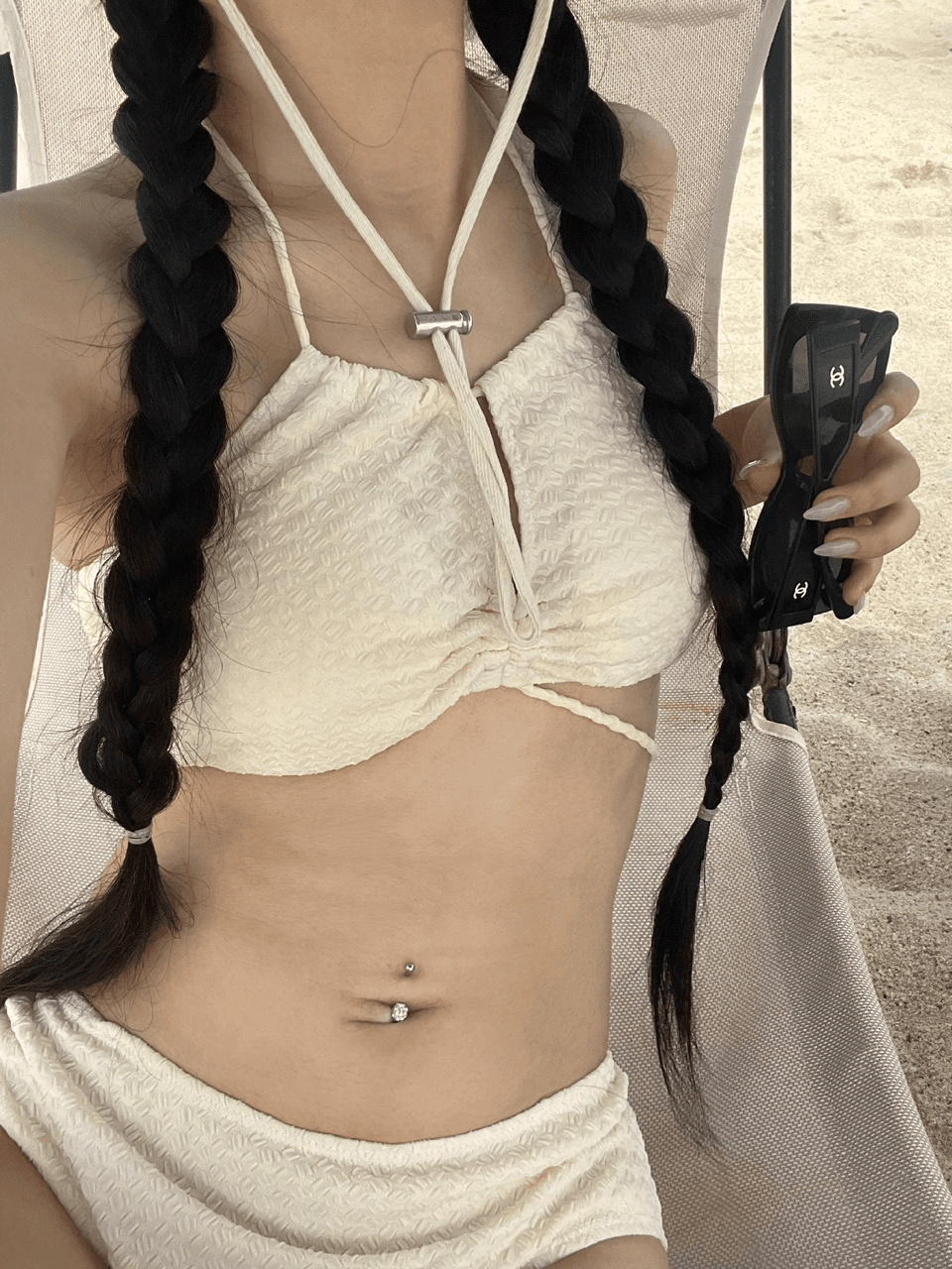 Bread three piece bikini
