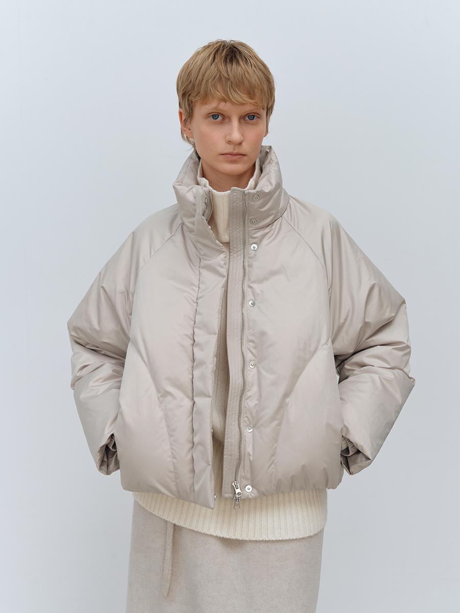 TFW DETACHABLE HOOD GOOSE DOWN PUFFER_BEIGE
