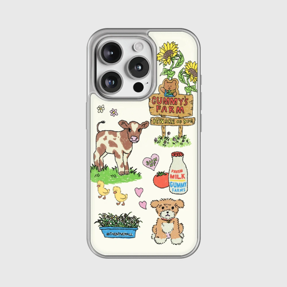 gummys farm drawing pattern [실버 범퍼케이스]