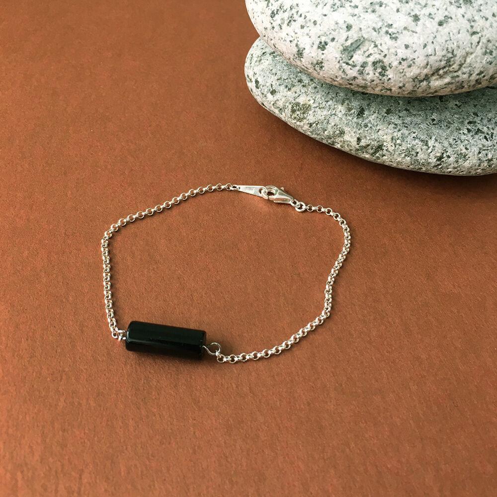 [삿치] CYLINDER  SILVER BRACELET 실린더 실버체인팔찌