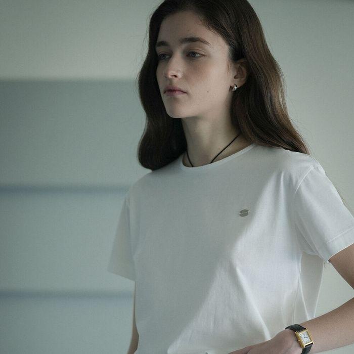 [05/26 예약배송] Soft basic logo T-shirt_White