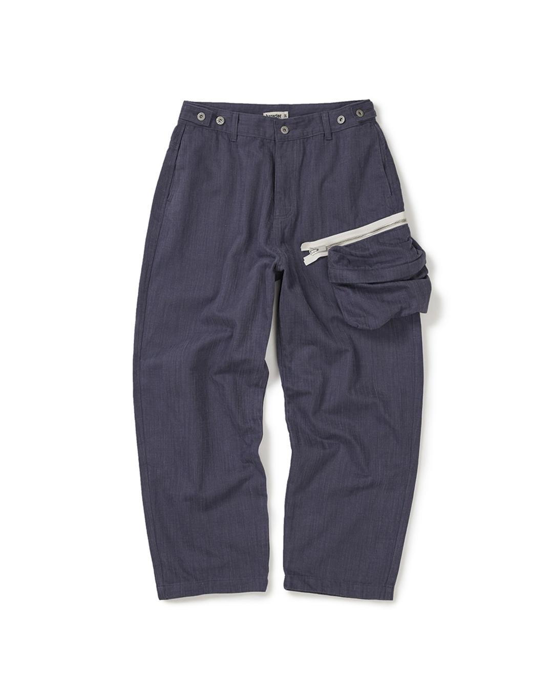 Trapper pouch pants / Violet