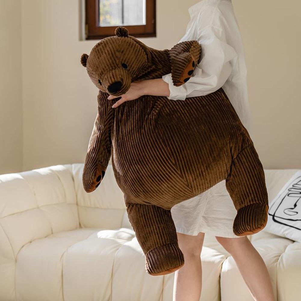 독특한 큰 곰 인형 등받이 쿠션 침실 거실 대형 소파쿠션