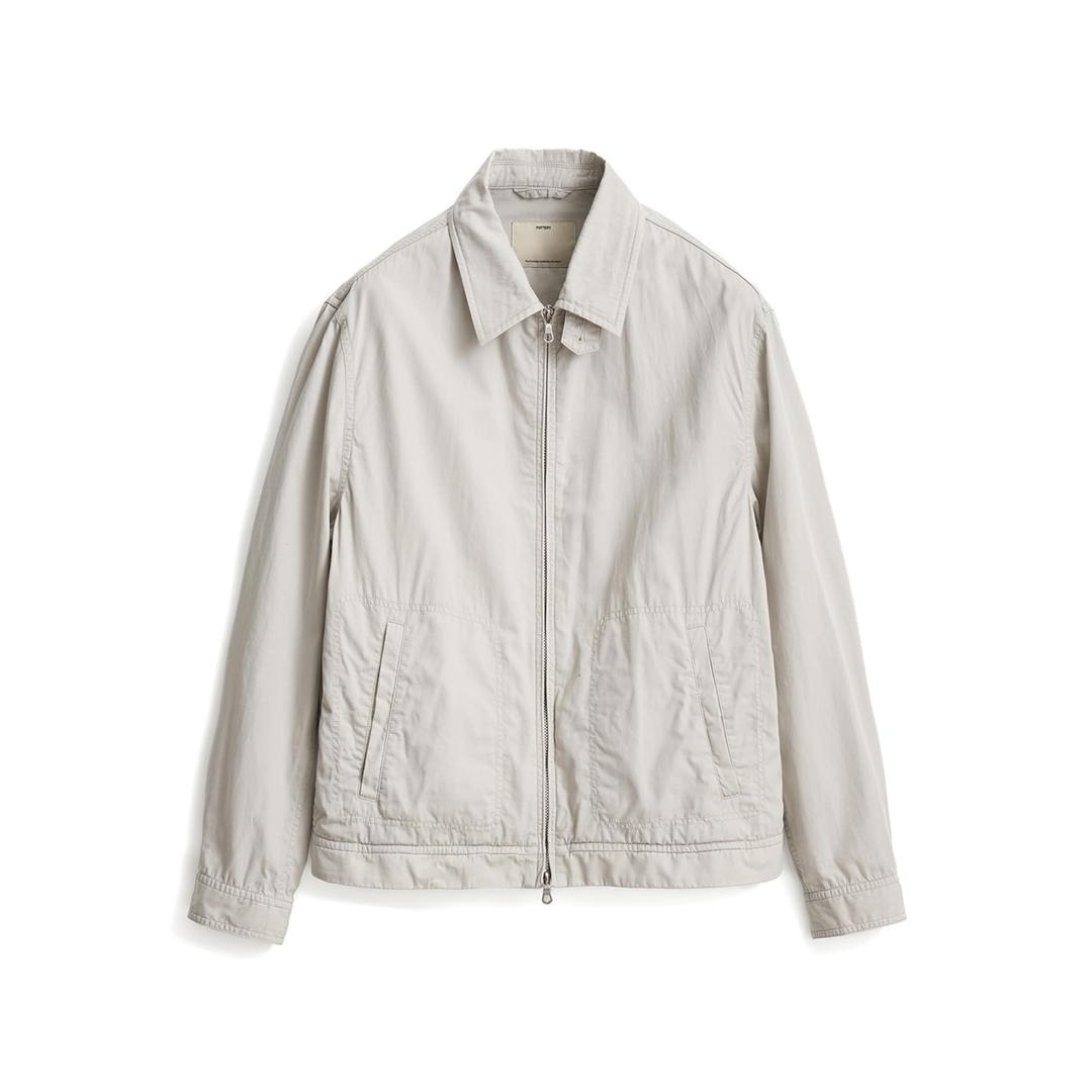 Cotton Linen Drizzler Jacket_Gray