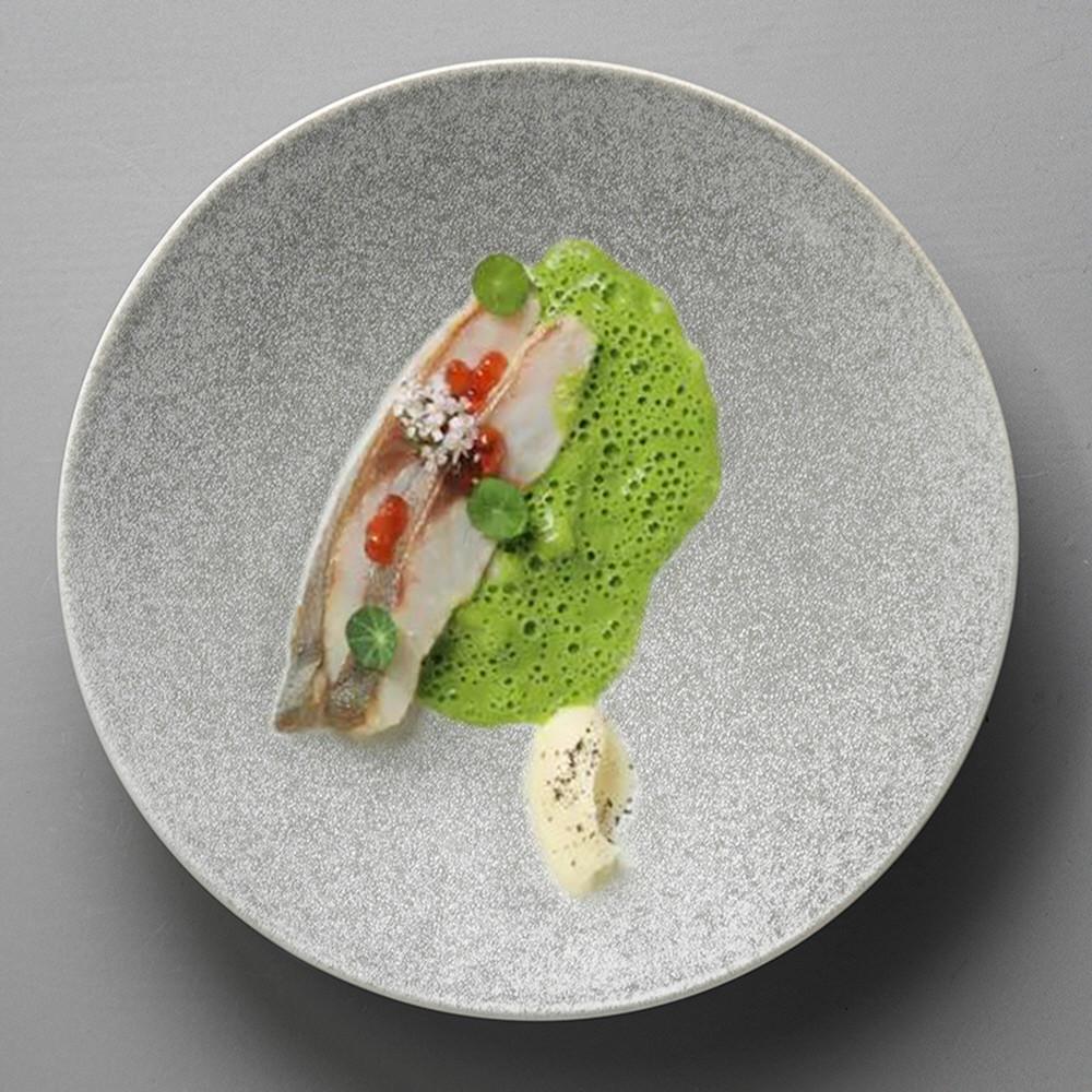 양식과 어울리는 복고 빈티지 레트로 오래된 구제 그레이 식당 레스토랑 그릇 아이디어 접시