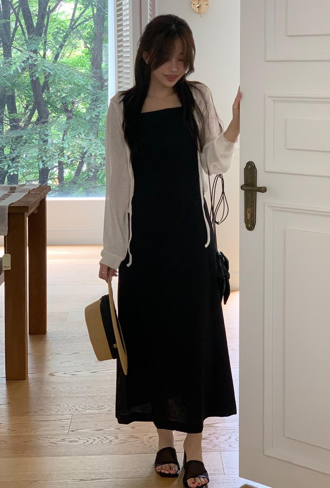 [주미니PICK] 스퀘어넥 나시 원피스_MIWOWF710A