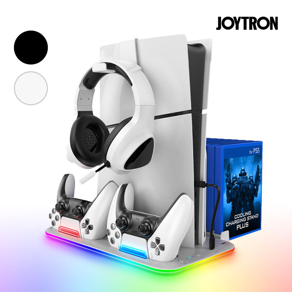 PS5 쿨러 플스5 쿨링 차징 스탠드 플러스 슬림 호환 수직 받침대 듀얼센스 충전 거치대