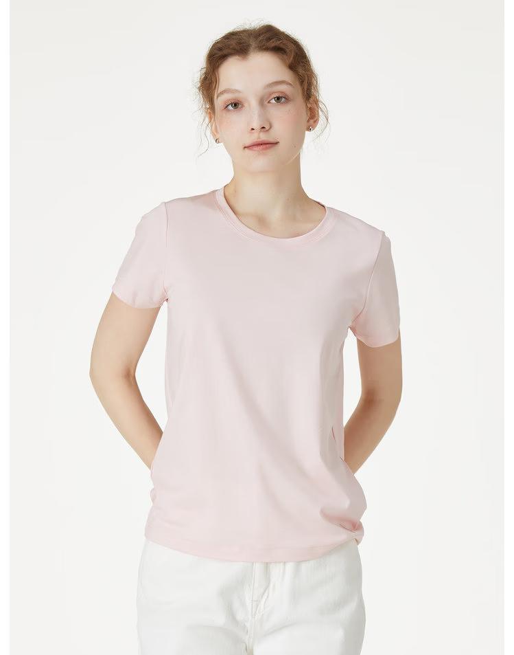 W_시그니처 클래식 & 베이직 핏 반소매 티셔츠 (155gsm) KLJT003