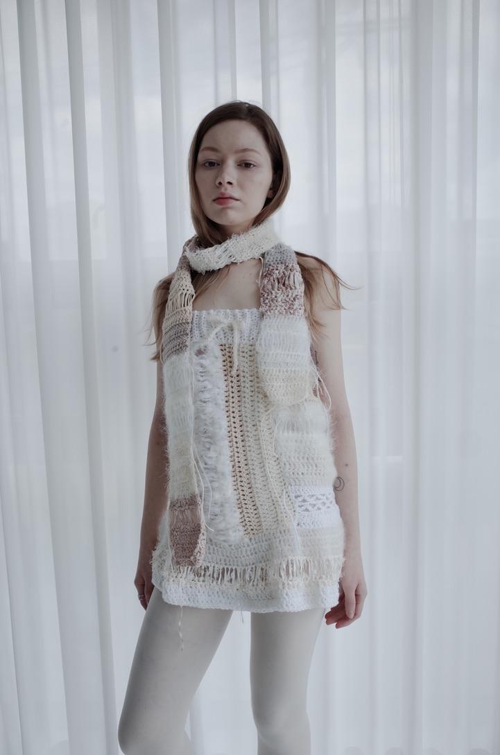 Hand crochet patch work skirt/dress