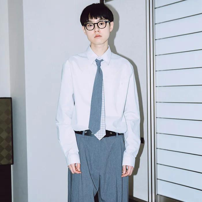 2-WAY TIE SCARF / GRAY