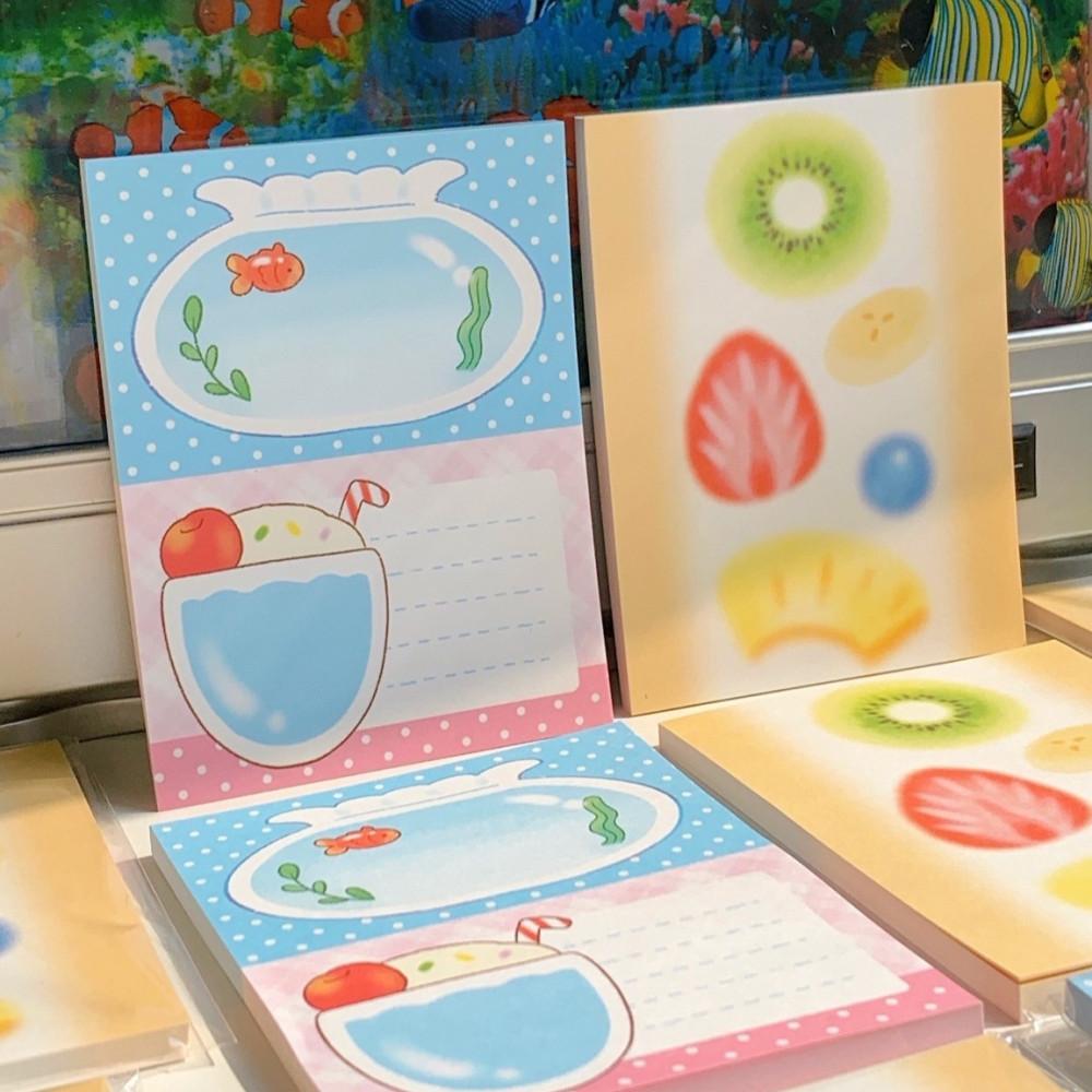 핑루 여름 &후르츠산도 떡메모지 2종 선택