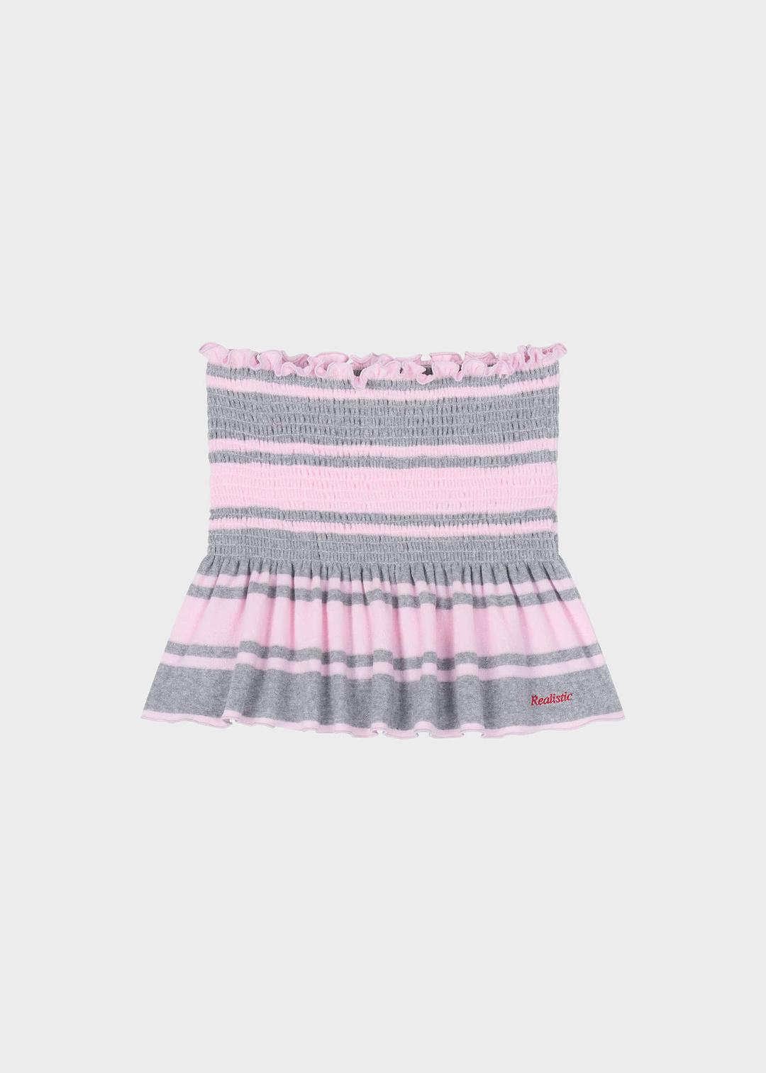 Bebe Terry Tube Pink and Gray