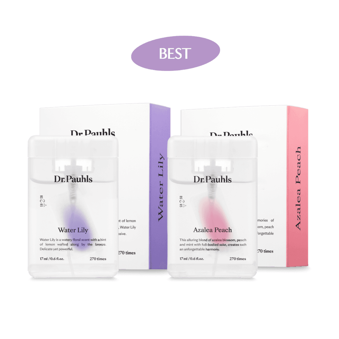 닥터폴스 입냄새 구취제거제 구강청결 브레스 스프레이 2종 [ 아젤리아 피치향 , 워터릴리향 ]