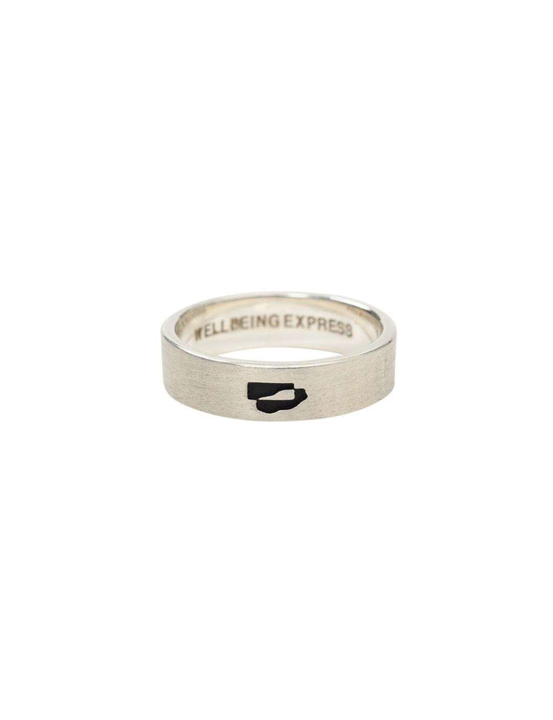 Black Symbol Ring Silver