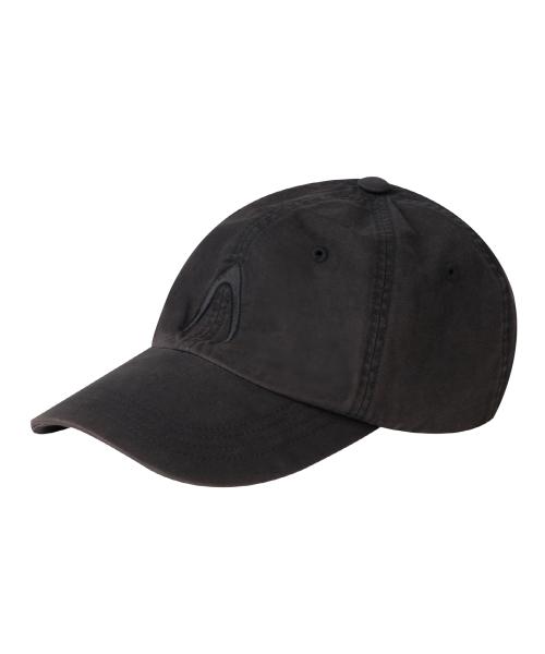 Washed Cotton Ball Cap (Black)