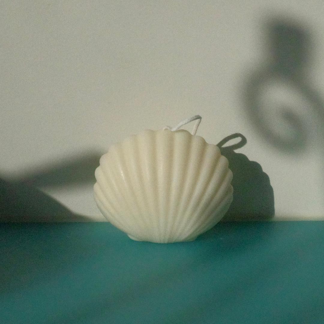 Sea Shell Candle (*mirabelle made)
