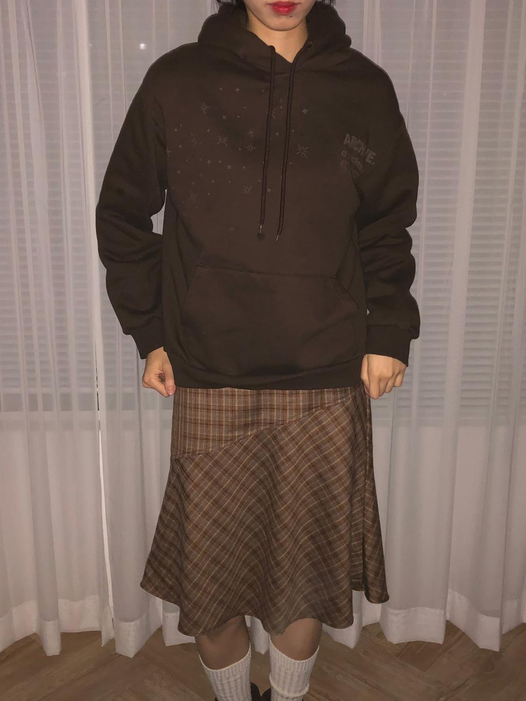 카운 후드티_브라운