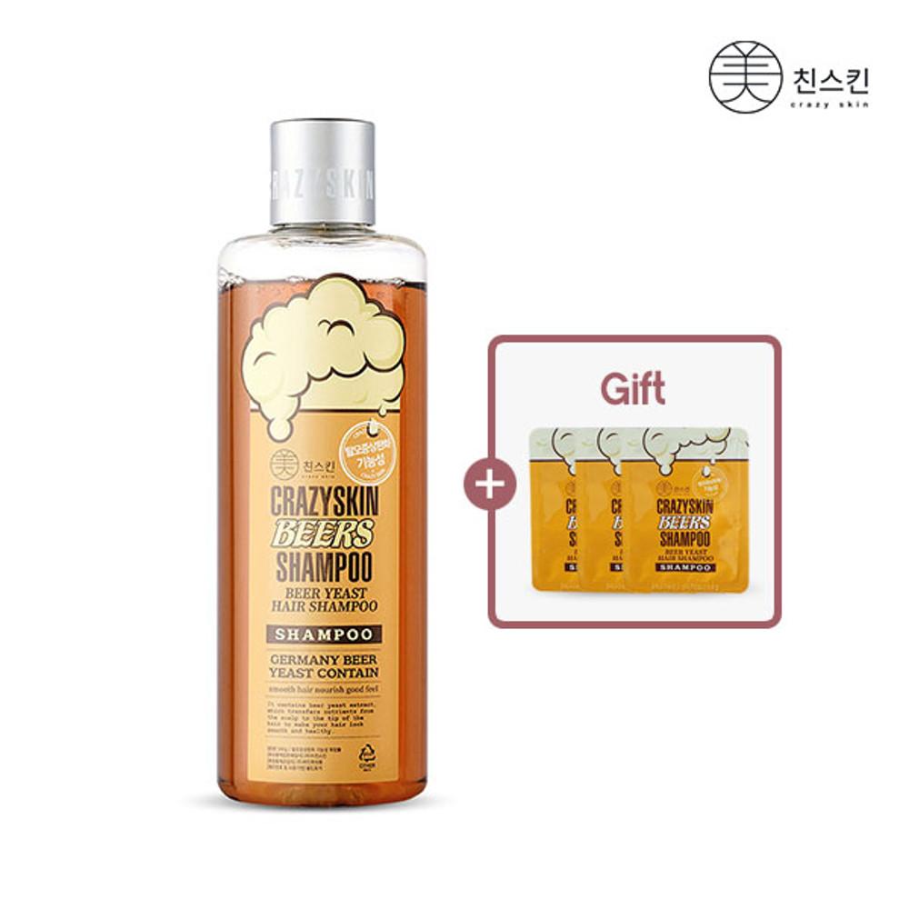 미친스킨 맥주효모샴푸 300g 1개