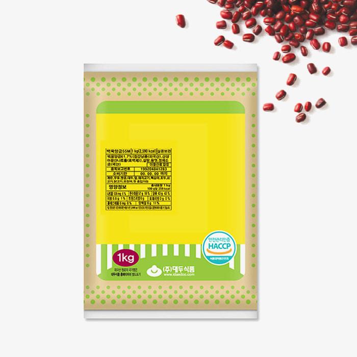 백옥 앙금 55M 1kg 춘설 팥 하얀색 오란다 만들기 재료 버블호떡