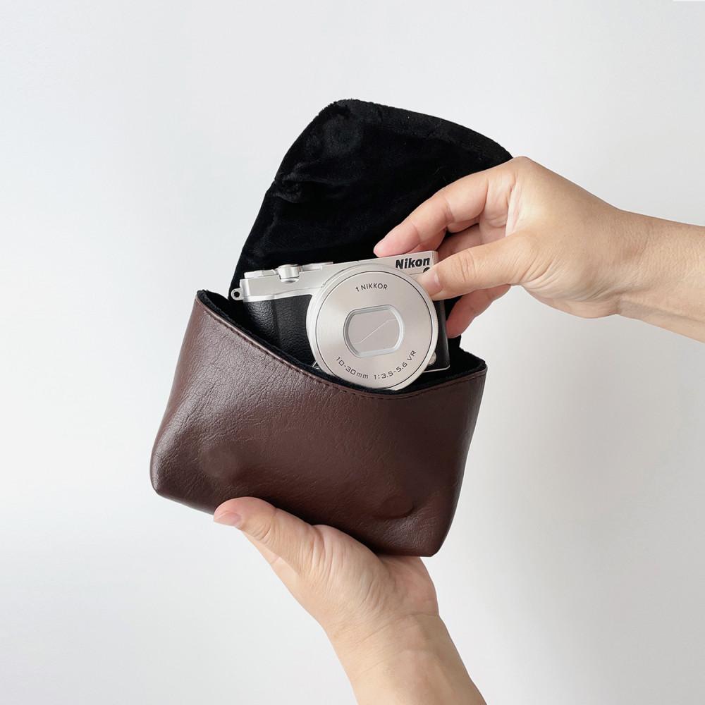 포켓 M 카메라 파우치 케이스 후지 소니 캐논 X100V 100S 100F 100T X100 X10S X-70 X-10F G5x2 SX740 ZV1 LX10, LX100m2