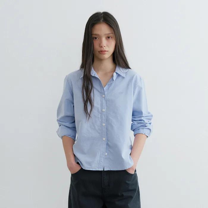 [7차/예약배송] Standard oxford washed shirt (sky blue)