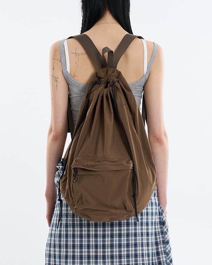 듀얼 드로우 스트링 립스탑 백팩