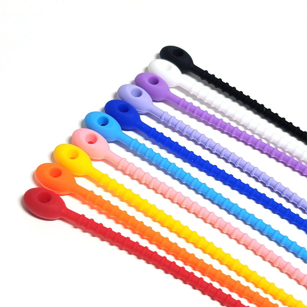 실리콘 링 케이블 타이 키링 부자재 키링연결 고리