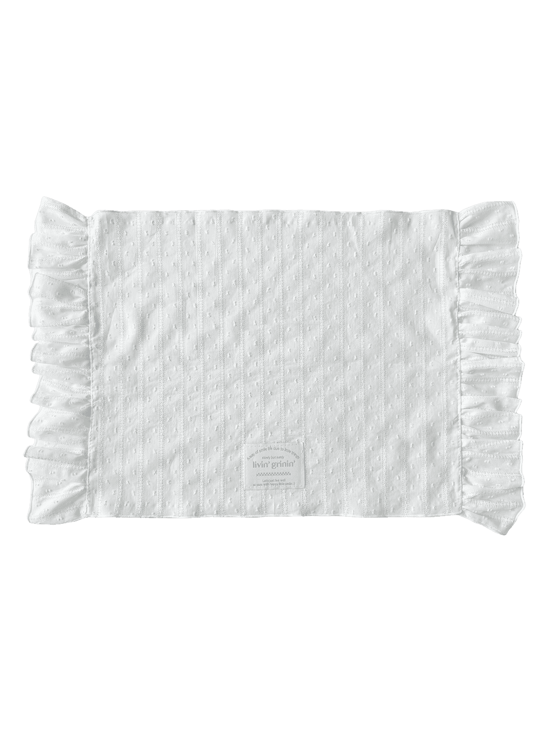 pompom kitchen cloth_white