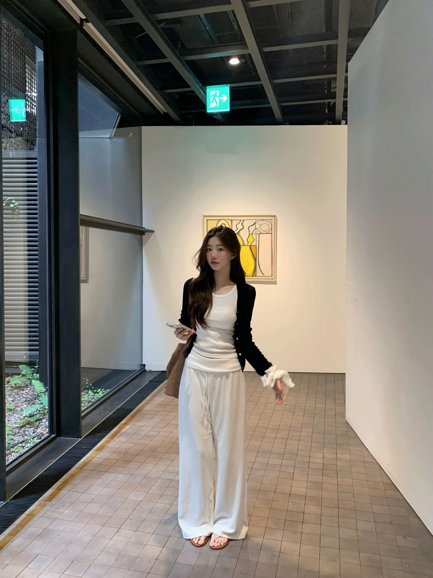 제니오 와이드 립 트레이닝팬츠